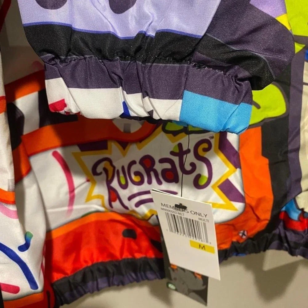 🦖NWT🦖Nickelodeon Rugrats/Reptar Members‎ Only Jacket - Men's Medium